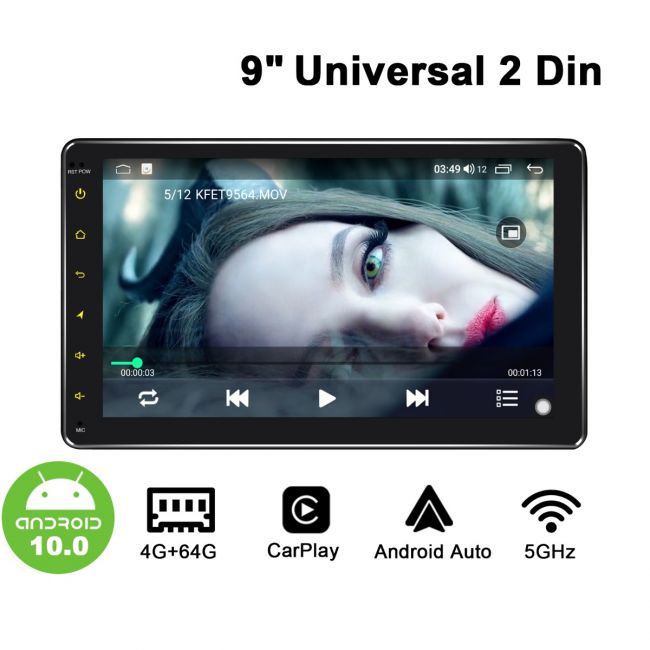 Android Single Din In Dash DVD Player Head Unit - Joying