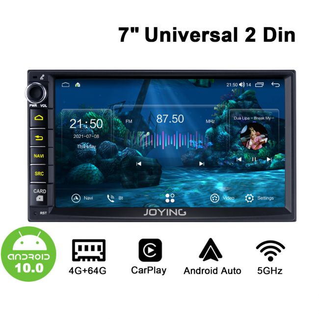 routine vergeten Zeemeeuw Newest UI For 7-Inch Double DIn Android 10.0 Car Stereo With Hands-Free  Bluetooth