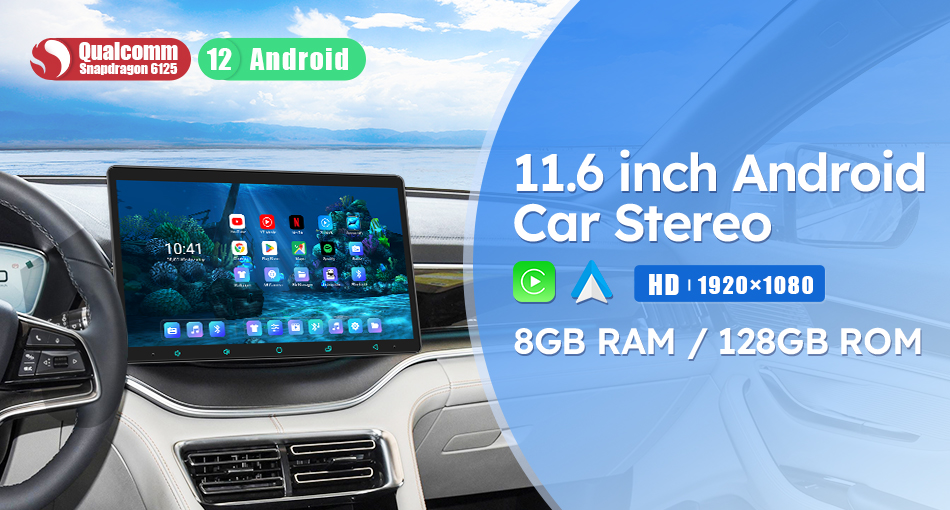 Joying Android 10.0 Car Stereo,Car Head Unit,Car GPS Navigation System