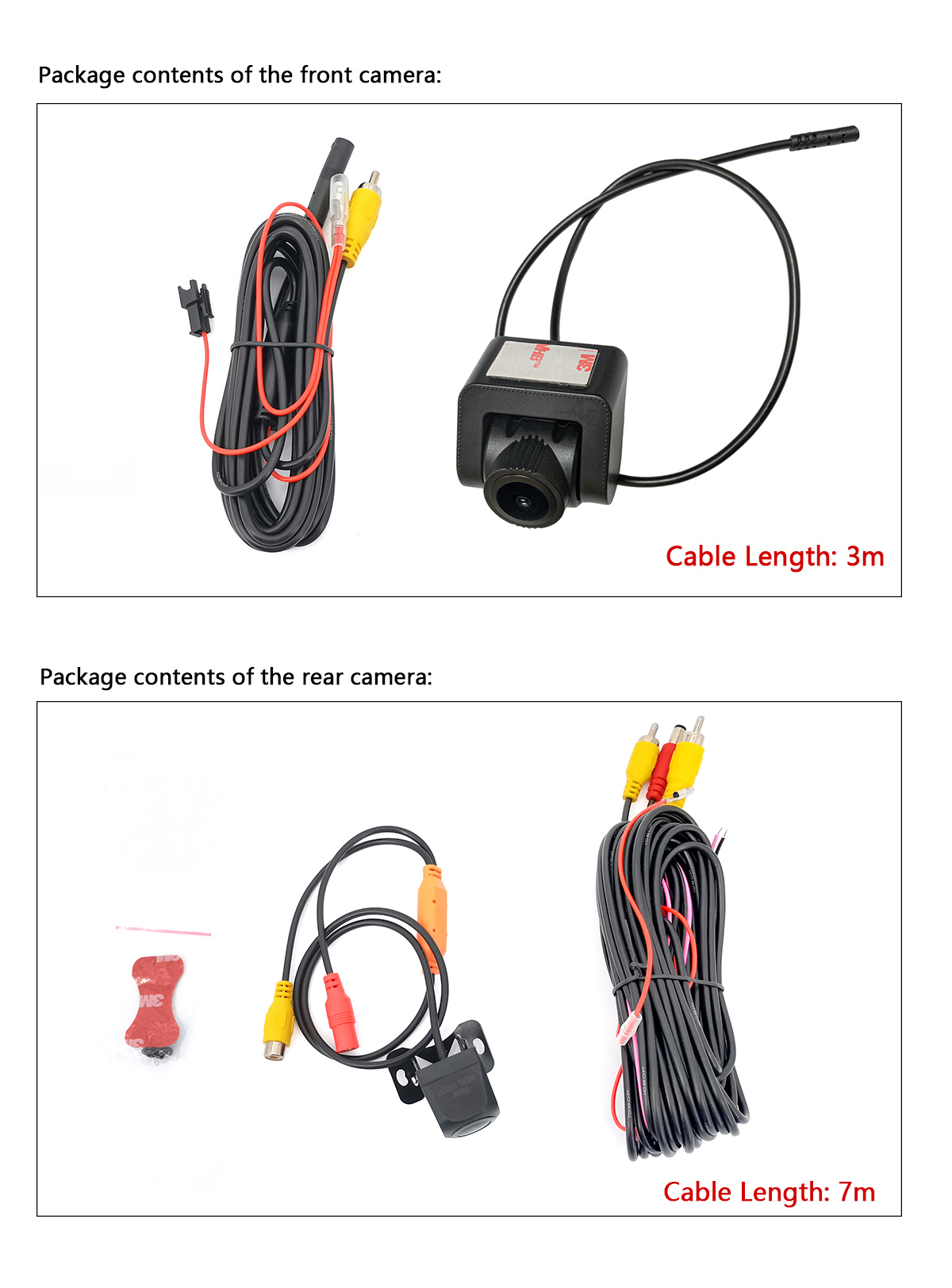 Joying AR Front And Reverse Camera