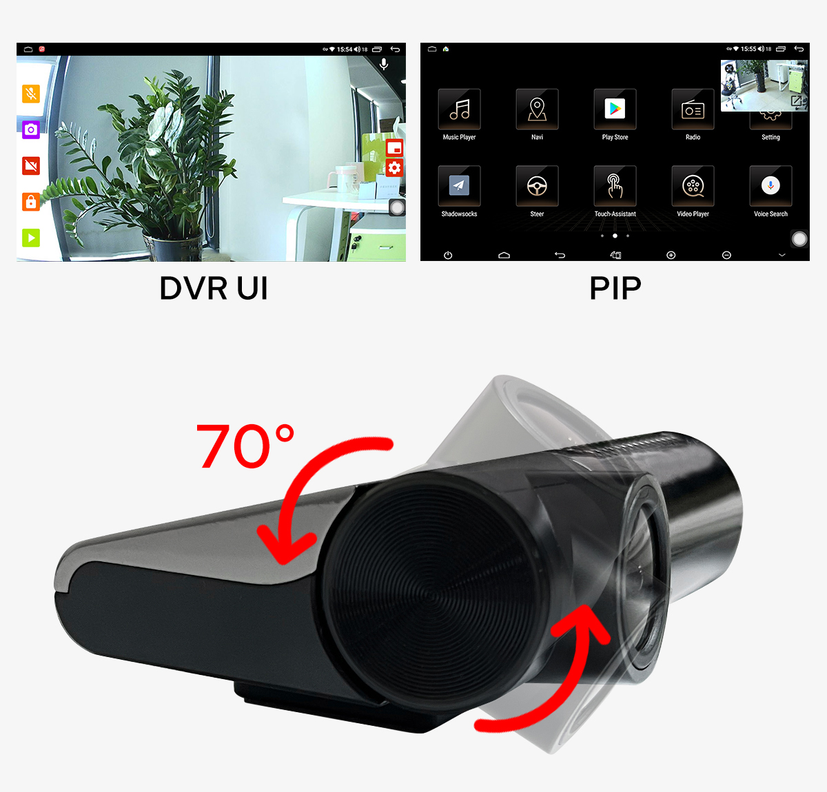 Joying Latest Car Front Dash Camera DVR