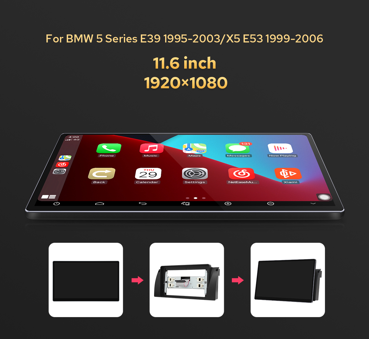 Android 10  Radio for BMW E39 E53 X5
