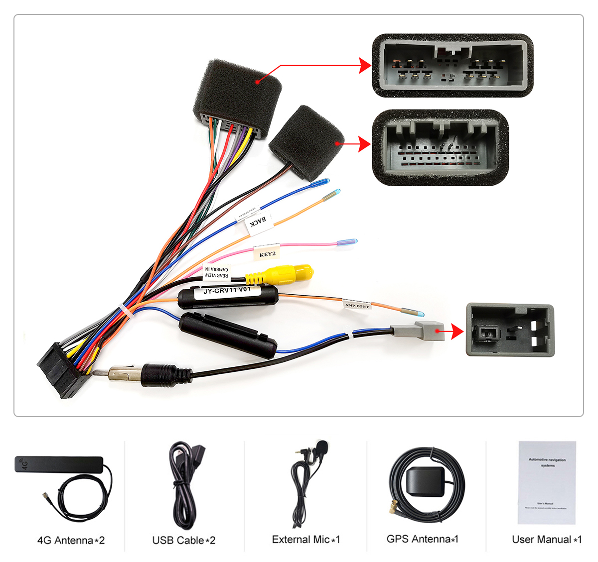 Joying Latest Android 10.0 Car Audio System with DSP for Honda CRV 2007 ...