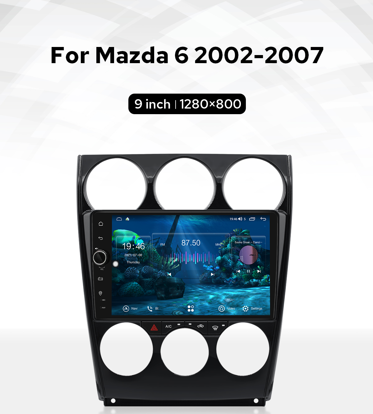 Laatste hoofdstad gelijkheid Joying 2002-2007 Mazda 6 Android 10.0 IPS Screen Car Stereo System  Autoradio With DSP