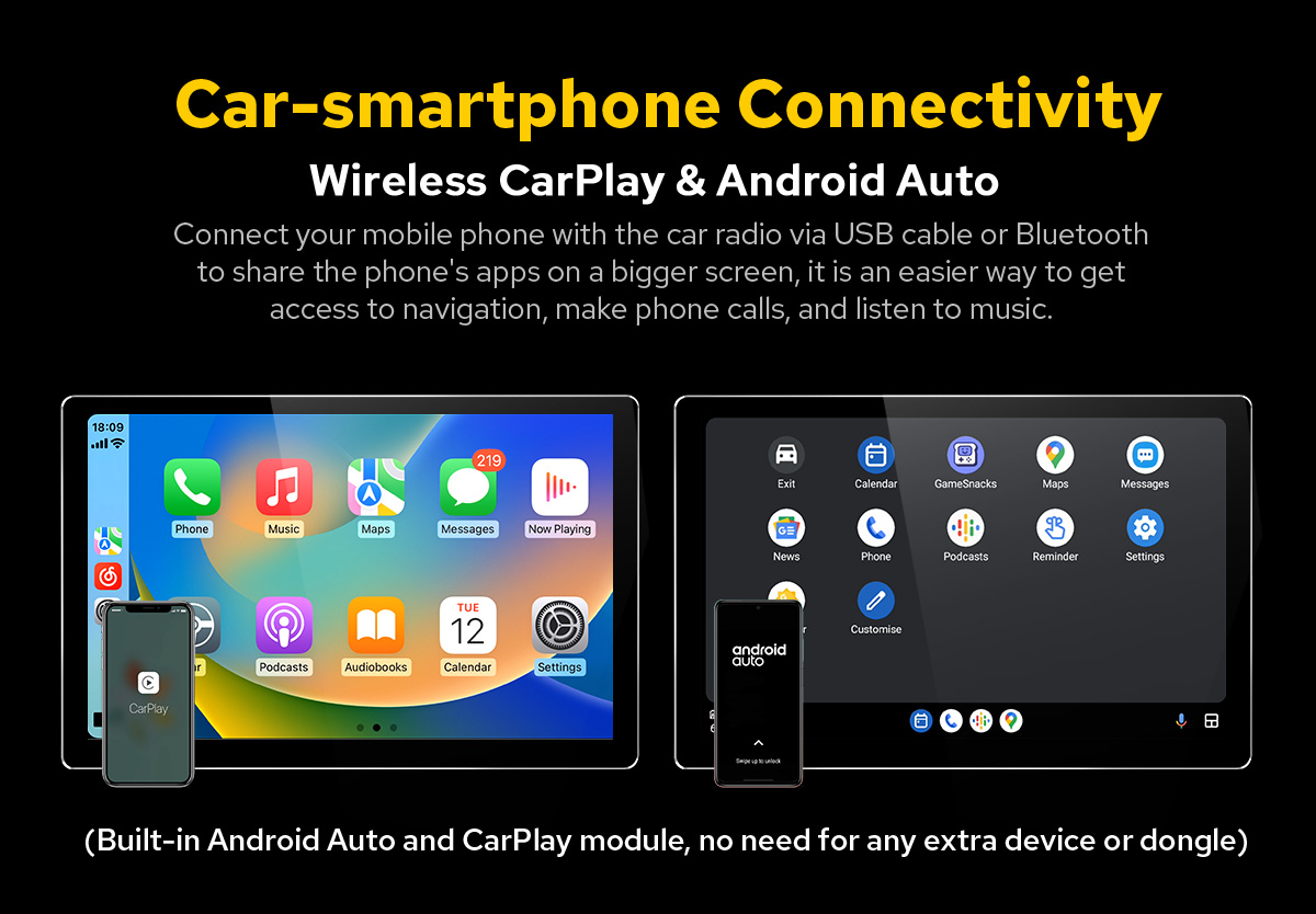 EU Warehouse Android Double Din Car Head Unit Navigation System - Joying